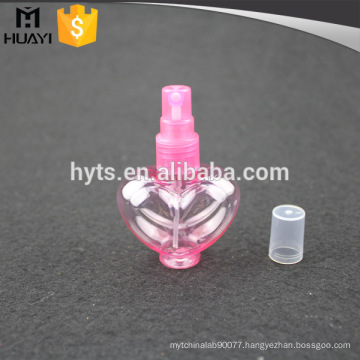 25ml 50ml 80ml 120ml heart shape plastic pet bottle